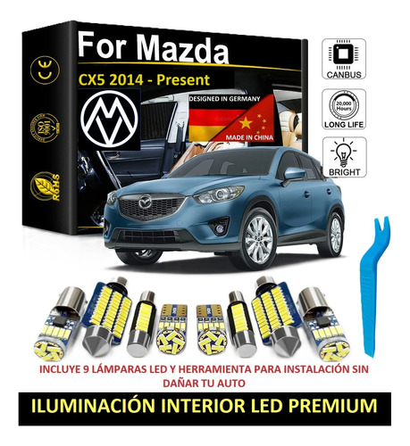 Kit Iluminacin Interior Premium Led Mazda Cx5 2014-presente Foto 2