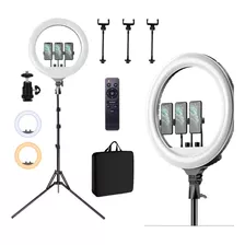 Ring Light Iluminador Led Tipo Aro 18 48cm Completo + Tripé