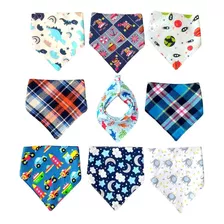 4 Babadores Bandana Impermeável 