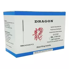 Agulha De Acupuntura Gold Dragon C/loop 25x40mm 1000 Unid