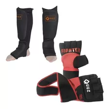 Mma Tibiales Guantes Gel Protector Tibia Y Empeine Box Quuz