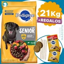 Comida Perro Pedigree Adulto Mayor 21 Kg + Regalo + Envío