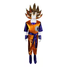 Disfraz Goku Reflejante Para Niño