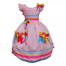 Vestido De Festa Junina Infantil, Arraiá, Caipira São João