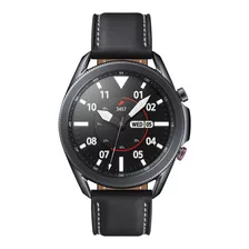 Samsung Galaxy Watch3 (bluetooth) 1.4 Caja 45mm De Acero Inoxidable Mystic Black, Malla Mystic Black De Cuero Sm-r840