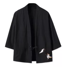 Kimono Para Hombres Bordado Japonés Yukata