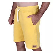 Bermuda Moletom Short Slim Masculina Homem Moletom Grosso