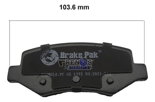 Pastilla Freno Tra Brake Pak Para Chevrolet Captiva Foto 6