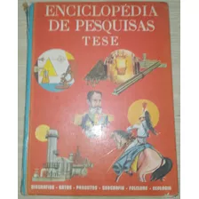 Livro Capa Dura Título Enciclopédia De Pesquisas Tese