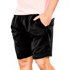 Short Tactel Sport Bermuda Bolso Traseiro