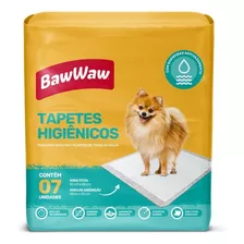 Kit C/2 Tapete Higiênico Baw Waw Para Cães C/7 Unidades