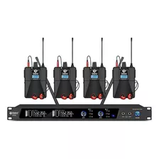 Monitor In-ear Debra Er-202 Uhf Bluetooth 4 Receptores