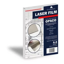 Filme Laser Film Para Fotolito Serigrafia Opaco A4 C/100