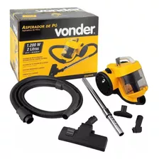 Aspirador De Pó Domestico Leve 1200w 2l Sólidos Vonder 110v