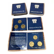 Monedas De Colección Mundial Argentina 78. Originales,