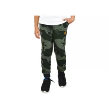 Pantalon Babucha Doble Frisa Camuflado Niños