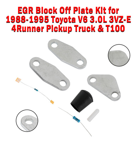 Kit De Placas Egr Block Off Para Camioneta Toyota 4runner T1 Foto 7