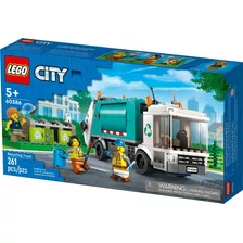 Kit City 60386 Caminhão De Reciclagem 261 Peças Lego