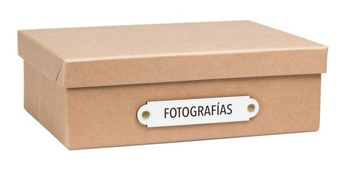 Caja Organizadora Tamaño A4 Fotografías Kraft