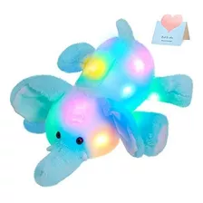 Resplandor Elefante Animales De Peluche Luz Led Juguete...