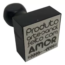 Carimbo Tag Kraft ( Produto Artesanal Feito Com Amor)