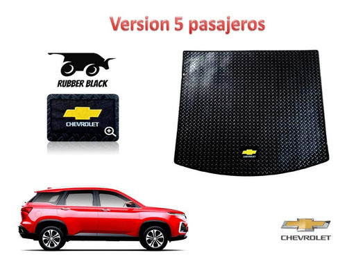 Tapetes Logo Chevrolet + Cajuela Captiva 5p 2021 2022 2023 Foto 2