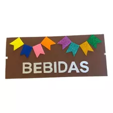 Plaquinha Decorativa Para Identificação De Barracas Juninas