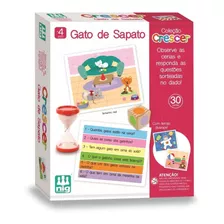 Jogo Infantil Educativo Gato De Sapato Coleção Crescer Nig