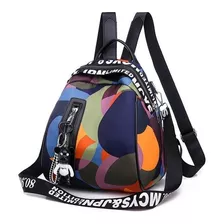 Bolsa Mochila Mujer Juvenil Cierre Antirrobo Back Pack Bk027