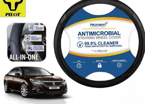 Funda Cubrevolante Negro Antimicrobial Renault Safrane 2012 Foto 4