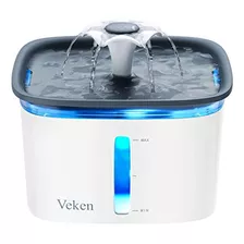 Veken 95oz/2.8l Fuente Para Mascotas, Fuente De Agua Automát