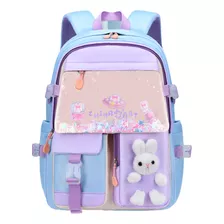 Mochila Fofa Coreana Coelhinho Escolar Urbana Kawaii Infanti