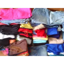 Lote 70 Peças De Roupas Femininas E Infantil - Bazar Brechó