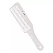 Pente De Corte Clipper Comb Com Guia Yb-283 Umi Cor Branco