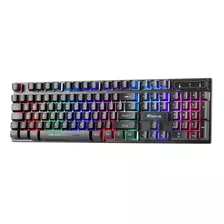 Teclado Gaming Xtrike Me Kb-280,retroluminado,rainbow