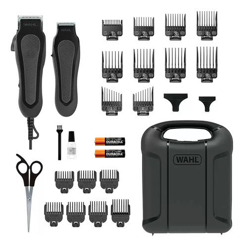 Kit Cortadora De Cabello Y Recortadora Wahl Ctc Negro