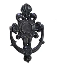 Aldrava Colonial Em Bronze Oxidado Decorações Batente Porta