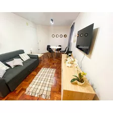 Venta Depto 2 Dorm Con Balcon Amoblado Centro.