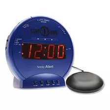 Reloj Despertador Sonic Alert Azul Liso , Digital , Plastico