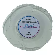 Pigmento Fotoluminiscente Celeste Para Resina Epóxica 10 Gr