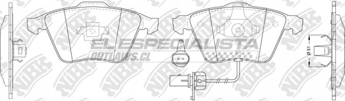 Pastilla De Freno Trasera Audi S4 2003 Foto 2