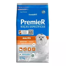 Ração Premier Maltês Para Cães Adultos Peru E Arroz 2,5 Kg