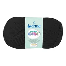 Lana Cisne Super Bebe Por Ovillo - 100gr Color Negro 1000n