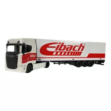 Caminhão Scania 770s Baú Eibach 1:43 Bburago Branco