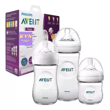 Mamadeiras Pétala Anticólica Kit Com 3 125/260/330ml Avent