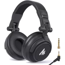 Audífonos Profesionales Estudio Con Adaptador Au-mh601 Maono Color Negro