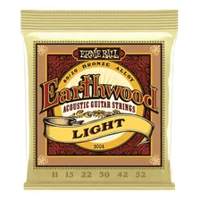 Encordado Ernie Ball P02004 Earthwood Light 80/20 11-52