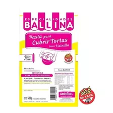 Ballina Pasta Blanca Cubre Torta De Reposteria 500gr 