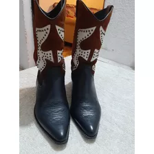 Botas Texanas De Cuero