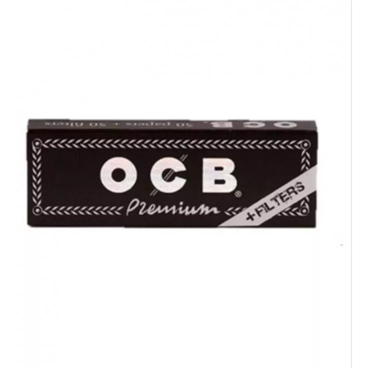 3 Cajitas De Ocb Premium #9 (1 1/4) + Tips Filtros De Carton